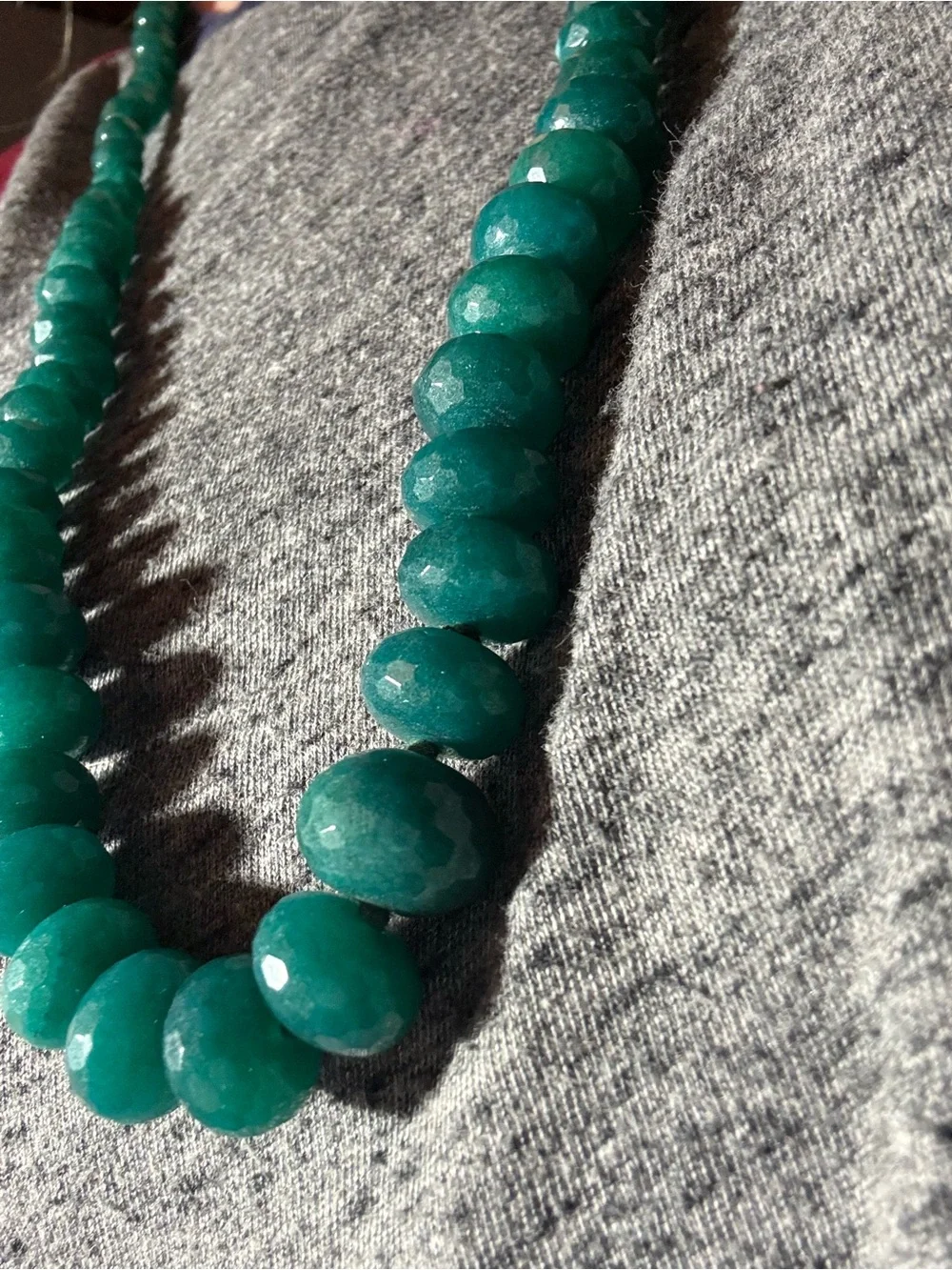 Chan Luu emerald Faceted Beaded Necklace - Picture 7 of 10
